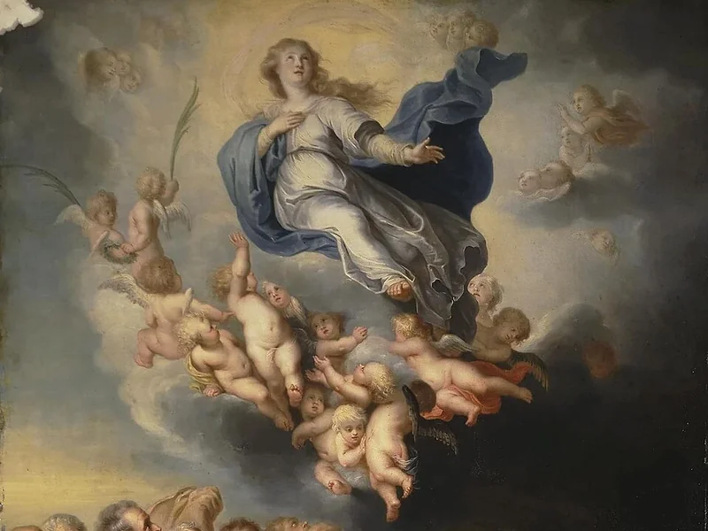1717-Jan Frans Beschey - Assunzione della Vergine - Ermitage, San Pietroburgo